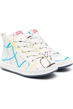 Camper Graphic-print leather sneakers