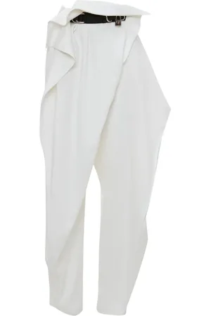 J.W.Anderson Folded-waist straight trousers