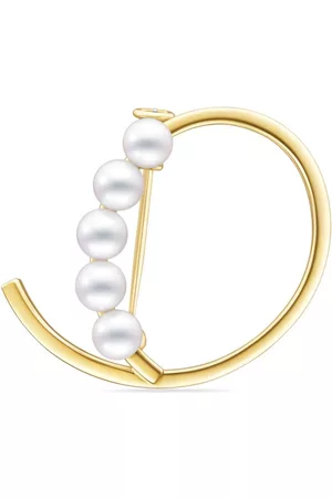 Tasaki 18kt yellow A Fine Balance pearl brooch