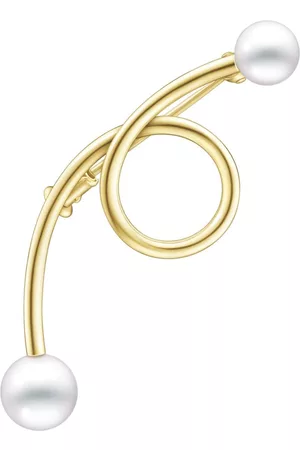 Tasaki 18kt yellow A Fine Balance pearl brooch