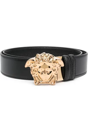 VERSACE La Medusa reversible leather belt