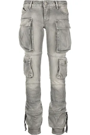The Attico Essie tapered cargo jeans