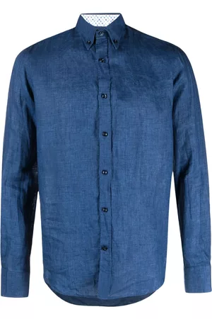 Paul & Shark Long-sleeve linen shirt