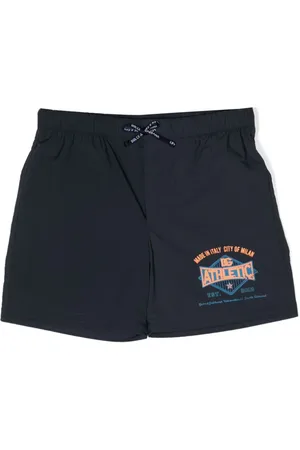 Dolce & Gabbana Logo-print drawstring swim short