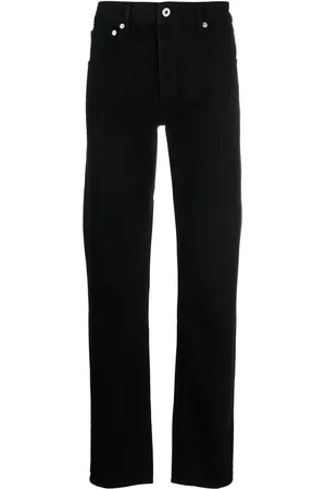 Kenzo Logo-patch straight-leg jeans