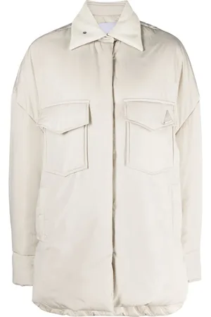 The Attico Padded buttoned oversized coat