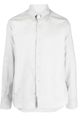 FEDELI Long-sleeve cotton-blend shirt