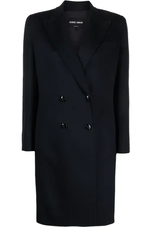 Giorgio Armani Double-breasted wool coat