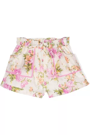 ZIMMERMANN Floral-print cotton shorts