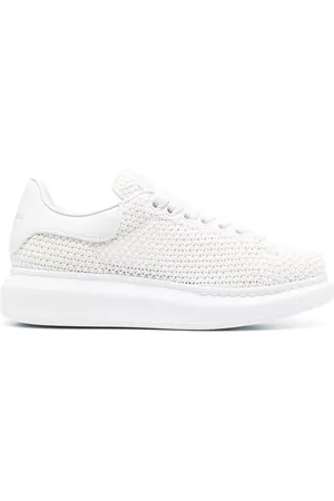 Alexander McQueen Knitted lace-up sneakers