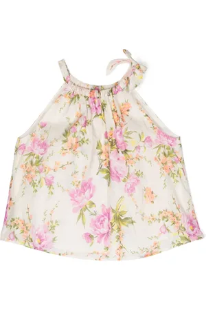 ZIMMERMANN Floral-print cotton sleeveless top