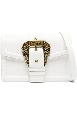 VERSACE Baroque-buckle satchel bag