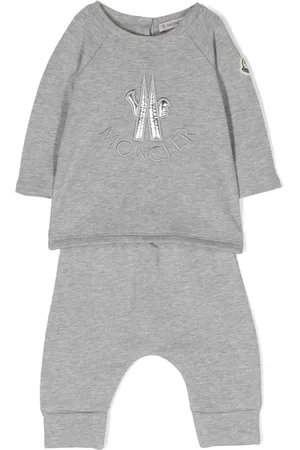 Moncler Embroidered-logo tracksuit set