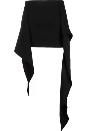 The Attico Riley asymmetric miniskirt
