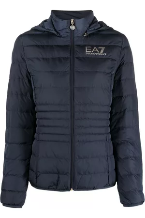 EA7 Core hooded puffer jacket