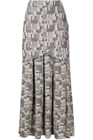 NERIAGE Baja graphic-print maxi skirt