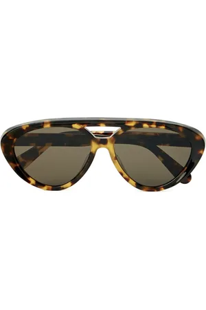 Stella McCartney Tortoiseshell pilot-frame sunglasses