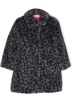Zadig & Voltaire Leopard-print faux-fur coat