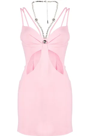 AREA Butterfly cut-out mini dress