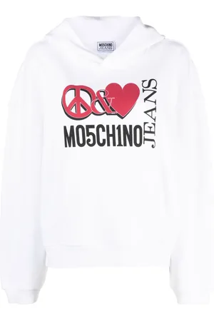 Moschino Graphic logo-print hoodie