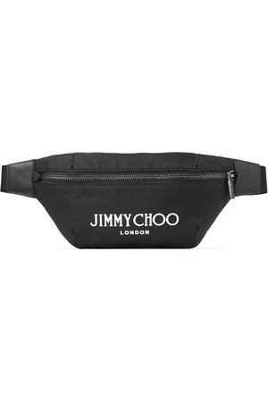 Jimmy Choo Finsley logo-print belt bag