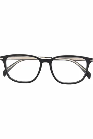 DB EYEWEAR BY DAVID BECKHAM Polished-effect square-frame glasses