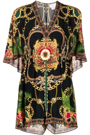 Camilla Jealousy And Jewels silk playsuit