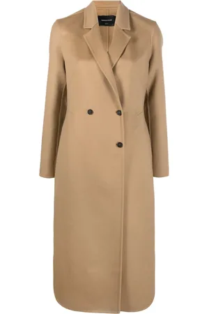 Fabiana Filippi Double-breasted virgin wool-cashmere blend coat