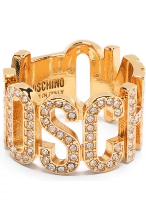 Moschino Rhinestone-embellished ring