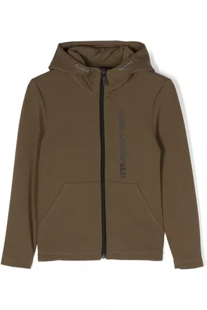 Karl Lagerfeld Logo-print detail hooded jacket