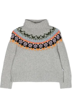 Molo Gimla intarsia roll-neck jumper