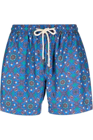 PENINSULA SWIMWEAR Graphic-print swim shorts