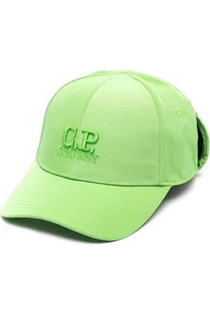 C.P. Company Logo-embroidered curved-peak cap