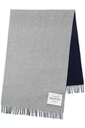 Sporty & Rich Wool-blend fringed-edge scarf