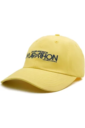 Sporty & Rich Marathon embroidered-logo cap