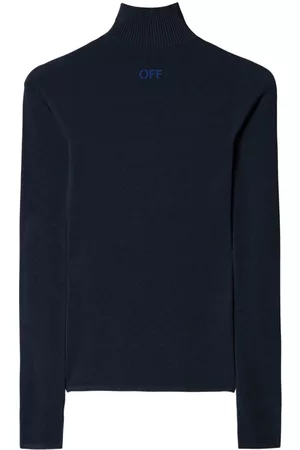 OFF-WHITE OFF-logo high-neck jumper