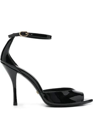 Stuart Weitzman Nudist Point 100mm leather sandals