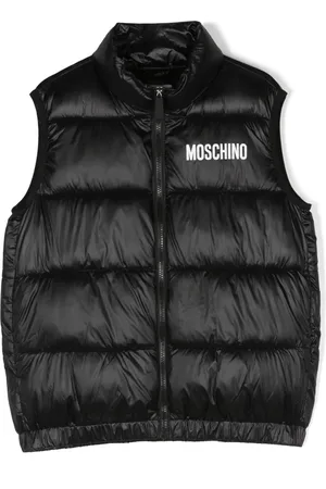 Moschino Logo-print padded gilet