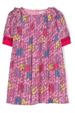 Marc Jacobs Monogram-print pleated minidress