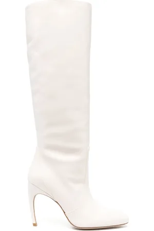 Stuart Weitzman Luxecurve 100mm leather boots