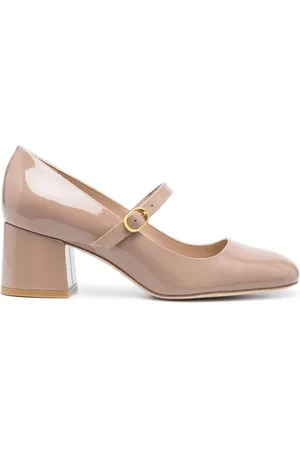 Stuart Weitzman MJ 65mm leather pumps