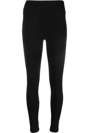 EA7 Logo-print cotton leggings