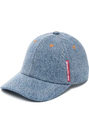Moschino Logo-tag denim cap