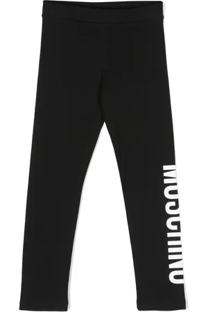Moschino High-waisted logo-print leggings