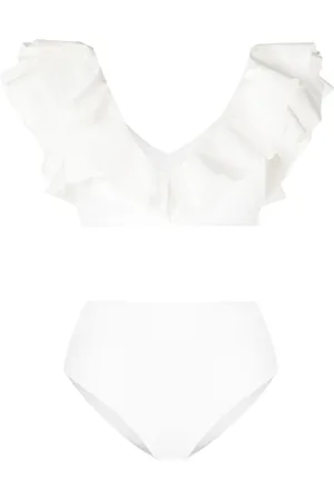 Maygel Coronel Mila ruffle-detail bikini