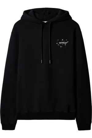 OFF-WHITE Bling Star Arrow-motif cotton hoodie
