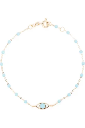 GIGI CLOZEAU 18kt yellow Gigi Eye beaded bracelet