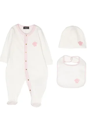 VERSACE Medusa Head-motif cotton babygrow set