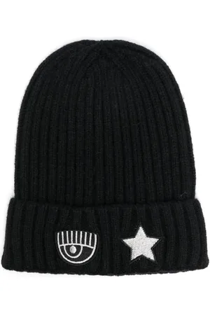 Chiara Ferragni Eyelike logo-appliqué beanie