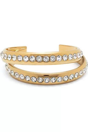 Amina Muaddi Jahleel crystal bangle bracelet